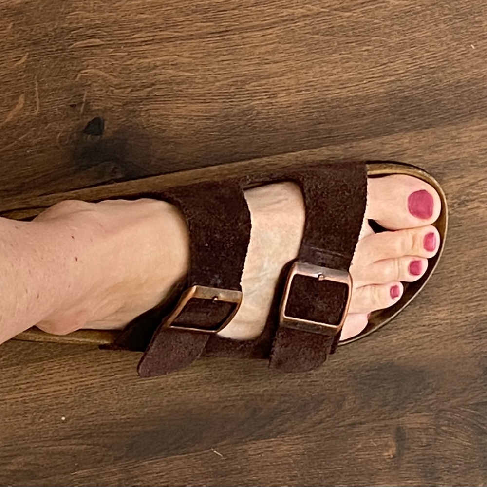 Birkenstock Brown Suede Sandals